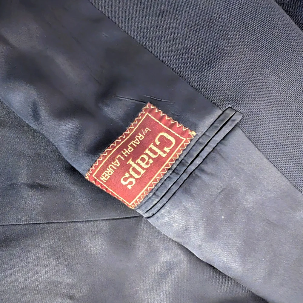 Chaps‎ Ralph Lauren Vtg. Navy Blue Blazer with Gold Buttons Single Breasted 43R